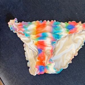 Tie die bikini bottoms